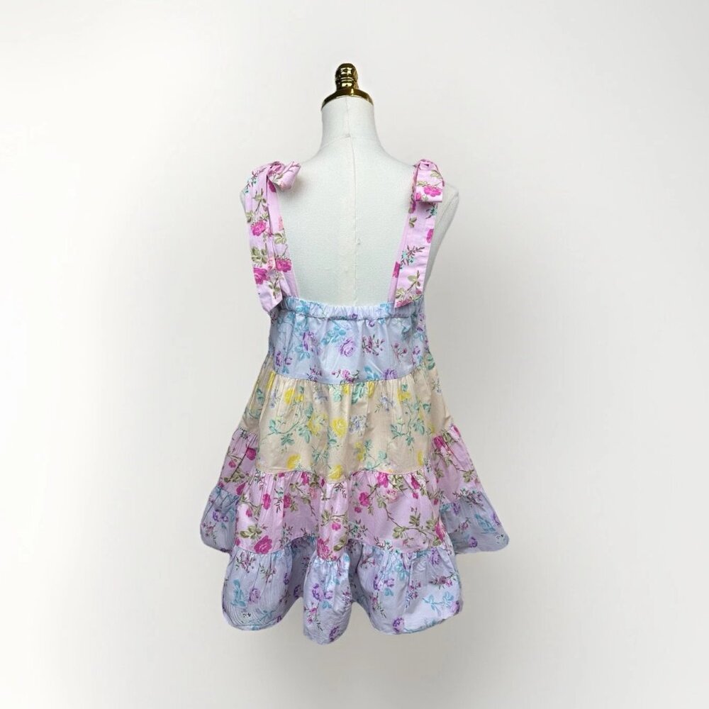 🌸 LOVESHACKFANCY x TARGET Jeanne Floral Mini Dress – M – Worn 1 Time 🌸 - Picture 11 of 16